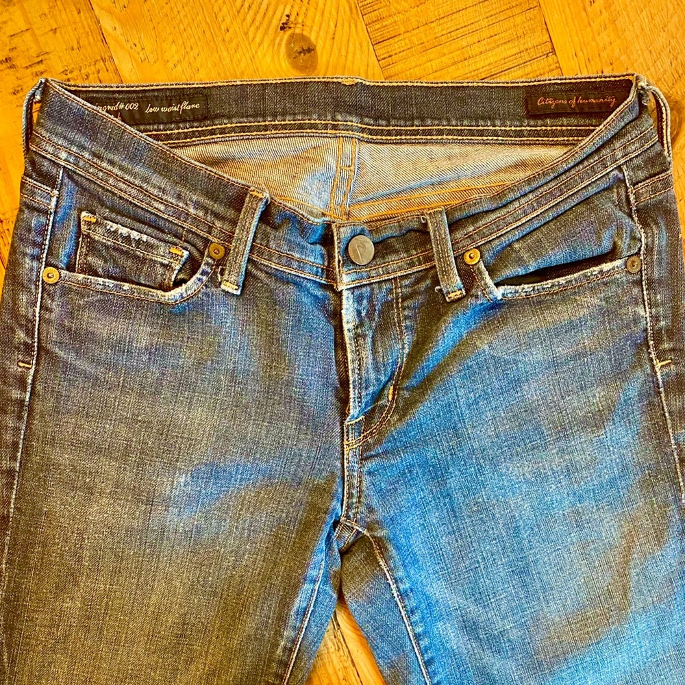 ๐จ Handpainted CoH Ingrid Jeans Size 27 Brazil B2 - Picture 6 of 8